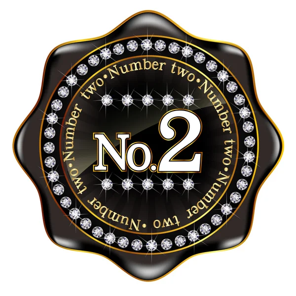 2 fond de numéro — Image vectorielle